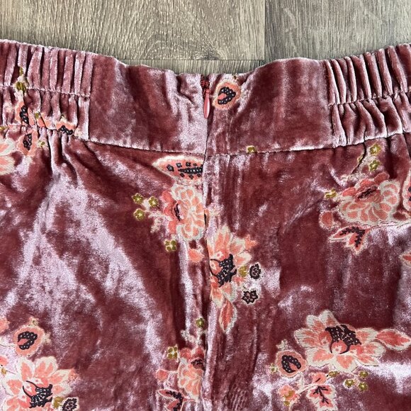 NEW Hutch Anthro Velvet Floral Wide Leg Pants Sz XS - Picture 12 of 16